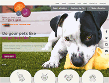 Tablet Screenshot of animauxrive-sud.com